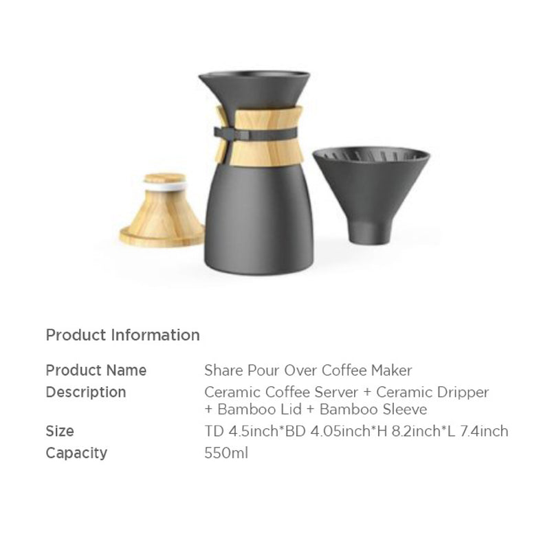 Asobu 32 oz. Pour Over Insulated Coffee Maker - Red