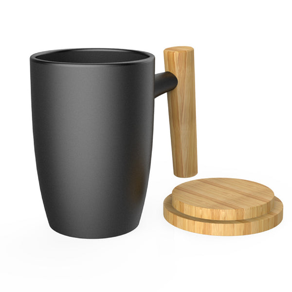JBM Ceramic Mug with Bamboo Lid